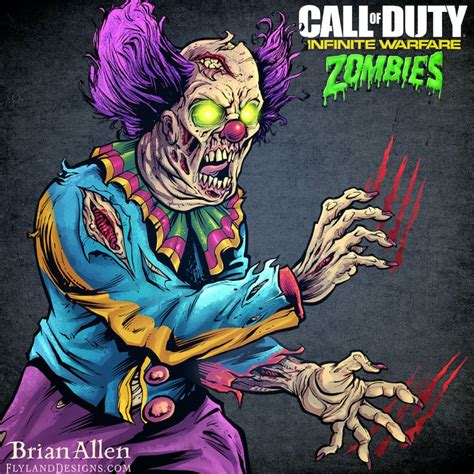 Call Of Duty Zombie Illustrations Marketing Campaign