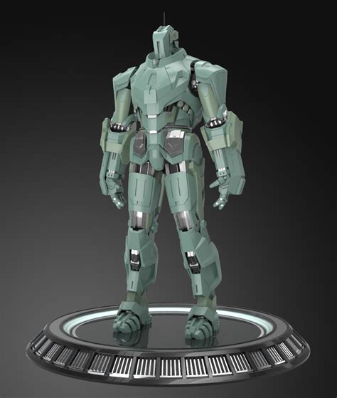 James Schauf Iron Man 2 Hammer Drone Character Modeling