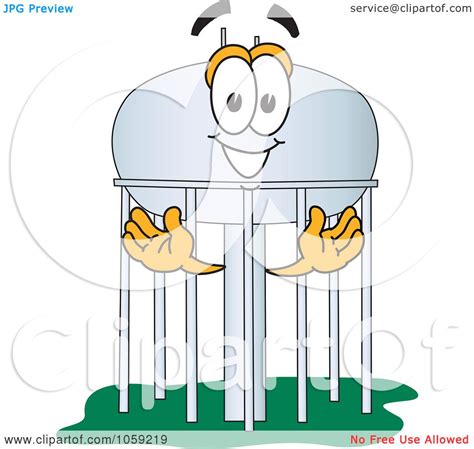 Royalty Free Vector Clip Art Illustration Of A Water Tower