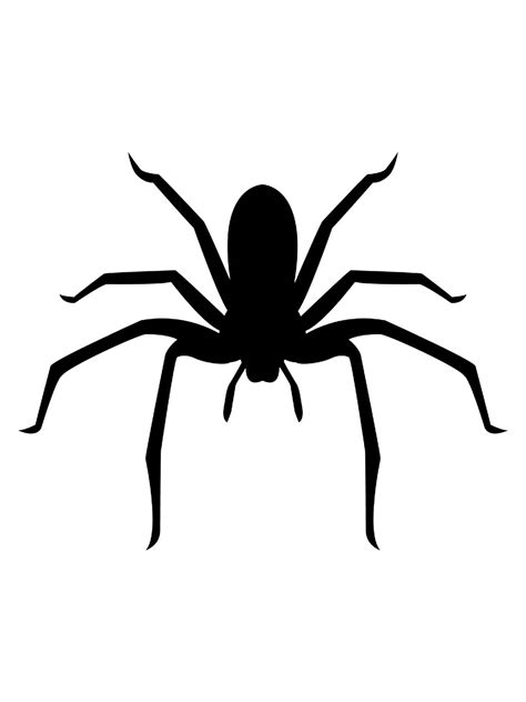 Spider Stencils Free Stencils And Template Cutout Printable