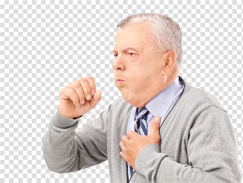 Cough Elderly Transparent Background Png Clipart Hiclipart