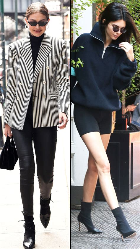 Can we just have her wardrobe please? Gigi Hadid, Kendall Jenner Wear Business Casual Outfits in ...