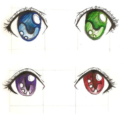 Anime Eyes Practice Better Quality New Pair By Kittykatyoyo On