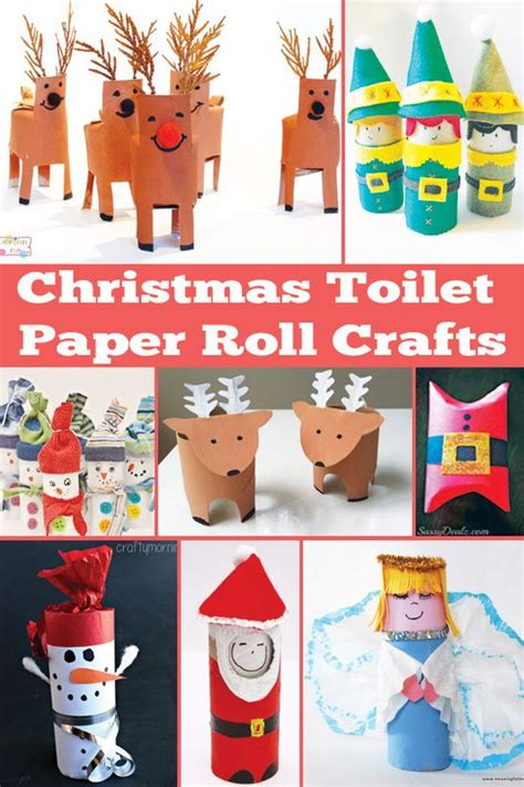 Christmas Toilet Paper Roll Crafts Templates