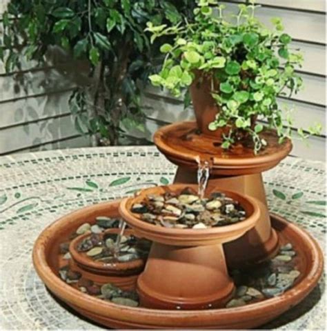 Clay Pot Fountain Instructions Video Tutorial Diy Garden Fountains