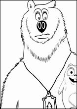 Grizzy is a bear that lives in the canadian forest. Disegni da Colorare Grizzy And The Lemmings L0