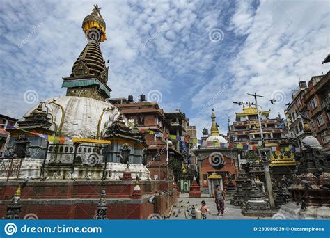 Kathesimbhu Stupa In Kathmandu Nepal Editorial Stock Image Image Of