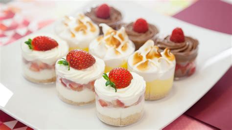 Here are just a few of my favorite (and totally decadent!) sweet greek yogurt topping ideas. Love These Mini Desserts ….Raspberry Brownie, Strawberry ...