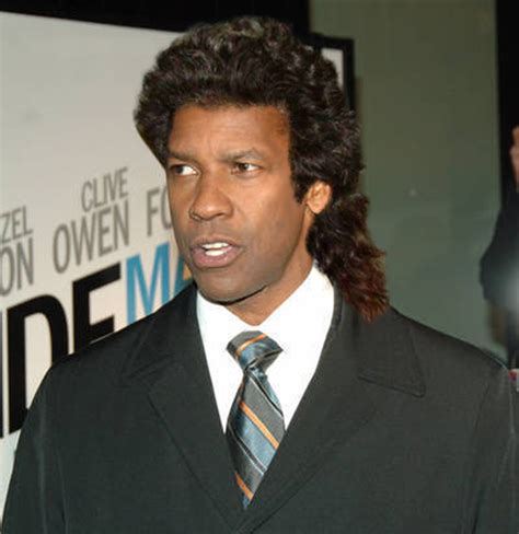 Mullet hairstyle haircut short funky hairstyles pretty hairstyles short mullet. Denzel Washington With a Mullet