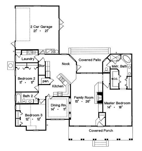 Palmetto Country Ranch Home House Plans House Plans And More House