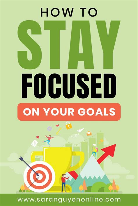 How To Stay Focused On Your Goals So You Can Actually Achieve Them