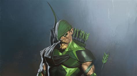 Green Arrow Injustice 2 Art 4k Wallpaperhd Superheroes Wallpapers4k
