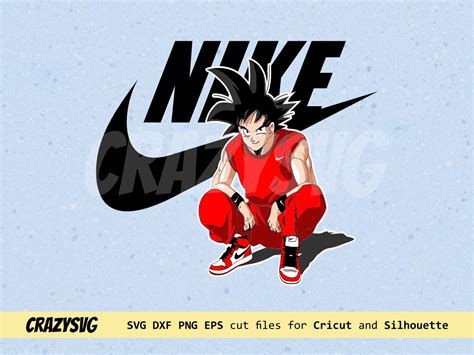 Goku Nike Svg Dragon Ball Unique Design For Shirt Vector File Vectorency
