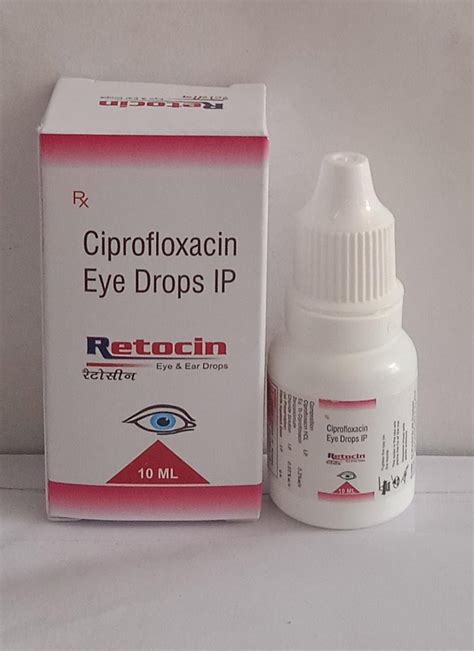 Allopathic Ciprofloxacin Retocin Eye Drop For Antibiotic Bottle Size Ml At Rs