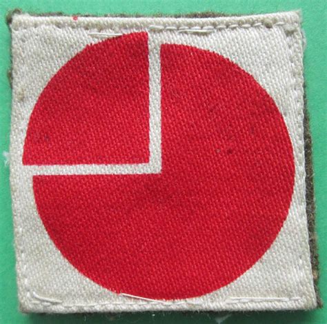 4th Division 2nd Pattern Wwii Period Formation Sign