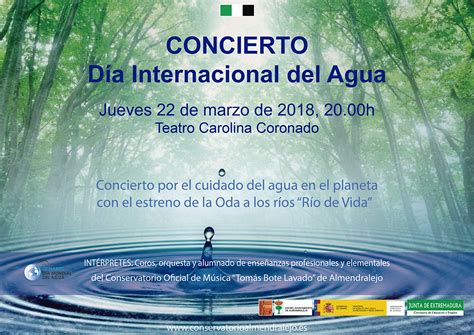 Así el próximo día mundial del agua 2021 ya tiene lema: SC-2018: Concierto "Día Mundial del Agua" - COM Almendralejo