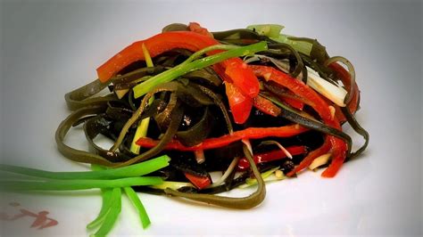 Sichuan Spicy Seaweed Salad Chinese Style Cooking Recipe Youtube