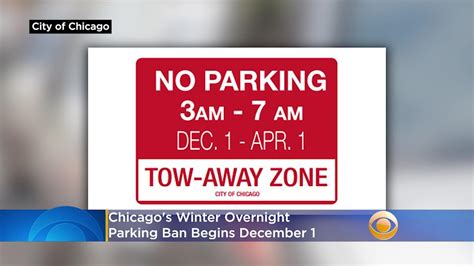 Chicagos Winter Overnight Parking Ban Begins One News Page Video