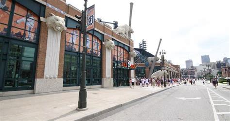 Detroit Tigers Store At Comerica Park Opening Day 2011 Retail