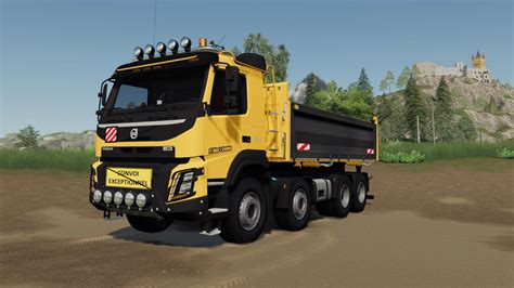 Volvo Fmx 8x4 Fs Miners Construction Edition V10 Truck Farming