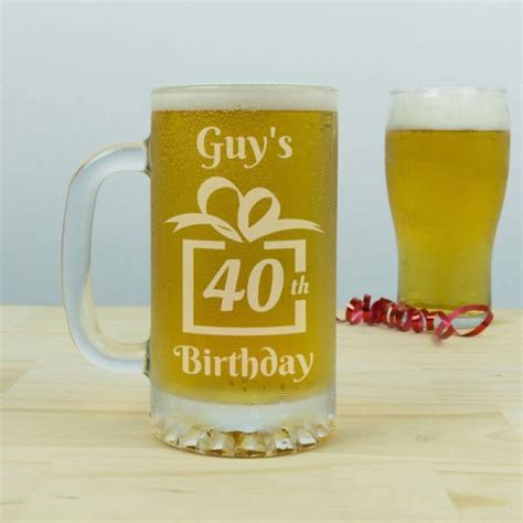 Personalised Beer Mug T Idea Surprise Him