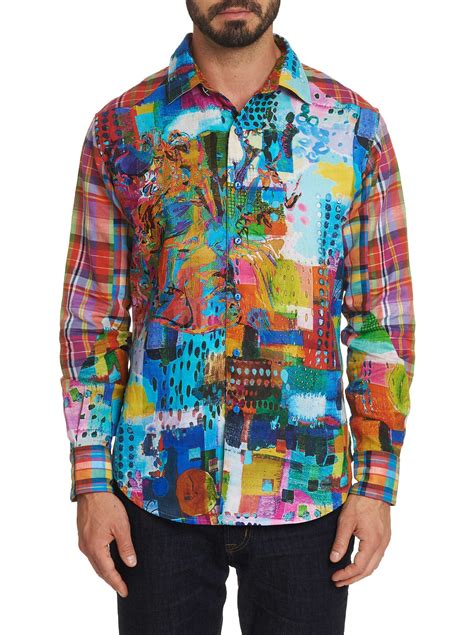 Robert Graham Limited Edition Patchwork Classic Fit Shirt In Multi