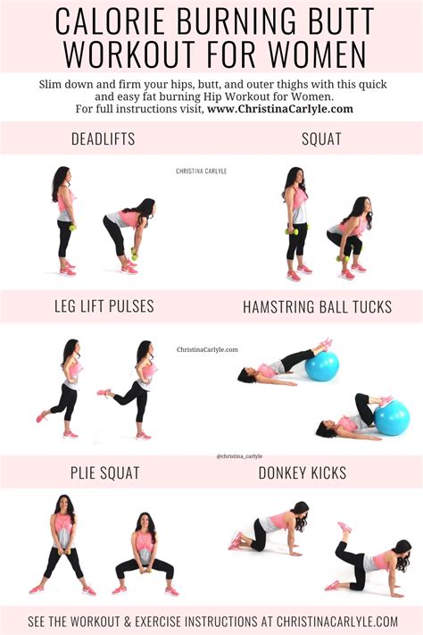 Butt Workout For Women That Want A Perky Booty Christina Carlyle