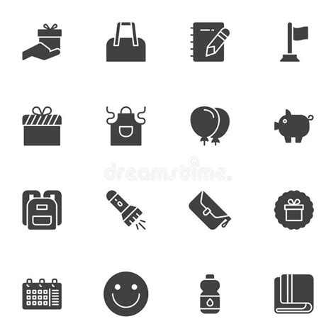 Promotional Vector Icons Set Stock Vector Illustration Of Product