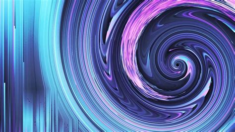 Purple Blue Stripes Interference Distortion Hd Abstract Wallpapers Hd