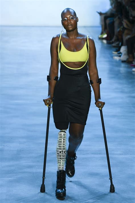 Meet The 28 Year Old Amputee Who Walked The Runway At Nyfw Sabi Gist