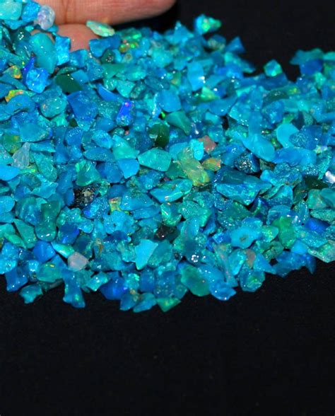 10 Carat Lot Natural Paraiba Opal Rough Paraiba Rare Opal Rough