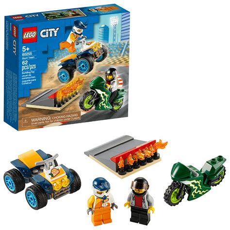 Lego City Stunt Team 60255 Bike Toy Building Set For Kids 62 Pieces
