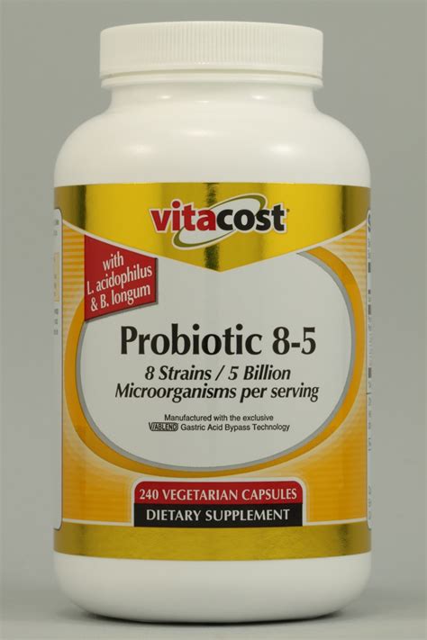 Vitacost Probiotic 8 5 Bio Support Protective Technology 8 Strains