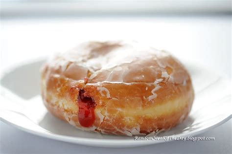 Filled Jelly Donut Raspberry With Glaze From Winchells Nurtrition