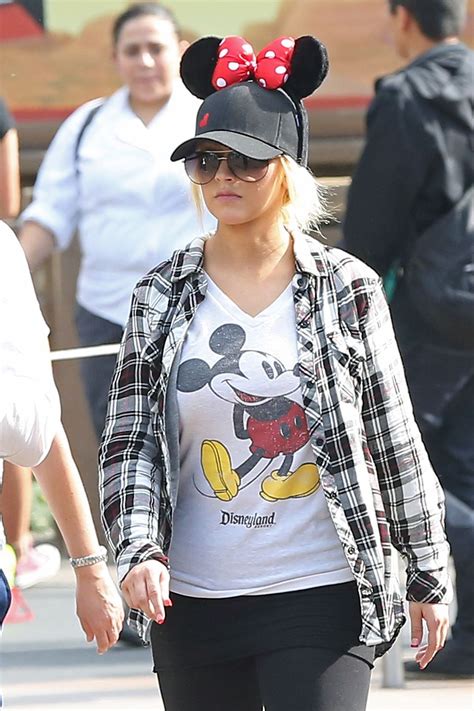 Christina Aguilera At Disneyland In Anaheim 05162015 Hawtcelebs