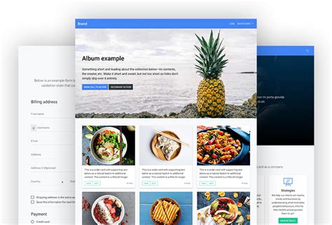 Bootstrap 4 Starter Templates By Propeller