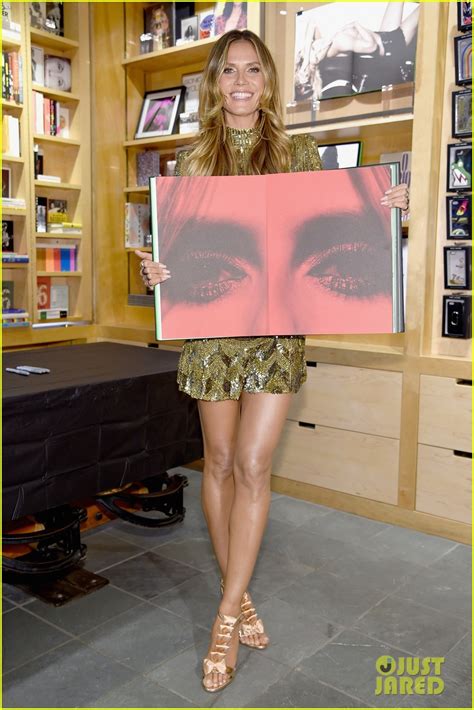 Heidi Klum Shows Off Her Legs At Book Signing In Nyc Photo 3910195