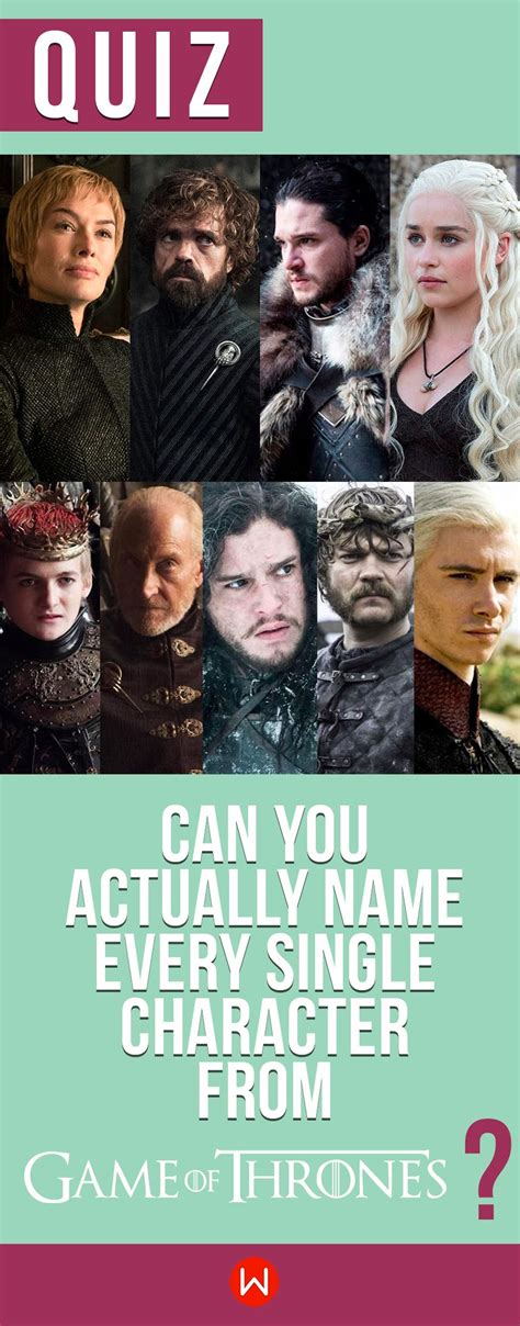 Game Of Thrones Trivia Quiz