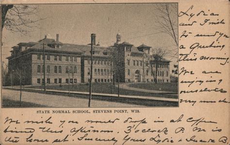 State Normal School Stevens Point Wi Postcard
