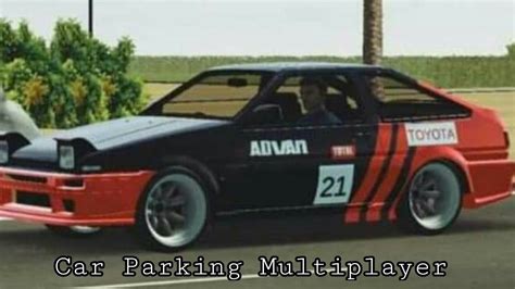 Toyota Ae Easy Advan Livery Tutorial Car Parking Multiplayer Youtube