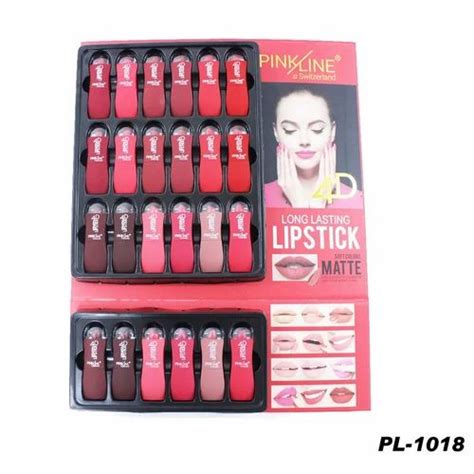 Multicolor Natural Pinkline Charming Matte Lipstick Stylish Gm Pack