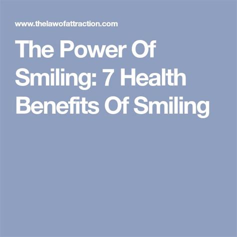 The Power Of A Smile 7 Health Benefits Of Smiling Health Health