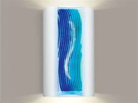 Wall Sconce A19 Glass And Ceramic Niagara Artisan Crafted Lighting