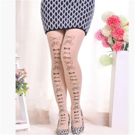 ygyeeg tight 2018 fashion women sexy stockings lady print pattern pantyhose stockings tights