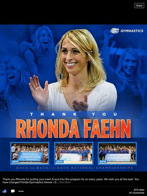 Rhoda Faehn Retires As Head Coach Of Florida Gymnastics Team Moves On