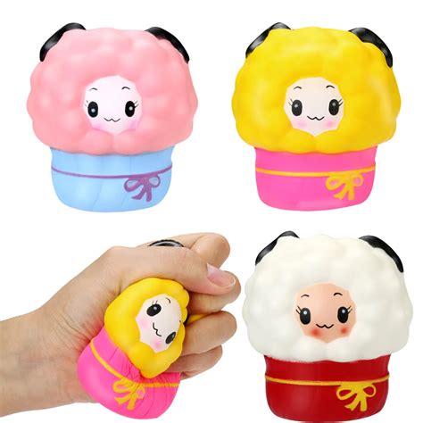 Transer 2019 Fashion Princess Sheep Scented Squishies Slow Rising Squeeze Toys Stress Reliever