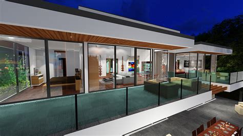 Buy Our 2 Level Modern Glass Home 3d Floor Plan Next Generation