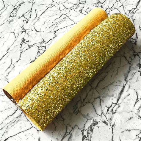 Looking To Add Some Sparkle To Your Projects Shop Gold Glitter Fabric