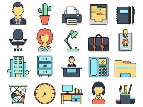 Office Vector Free Icon Set By Epicpxls