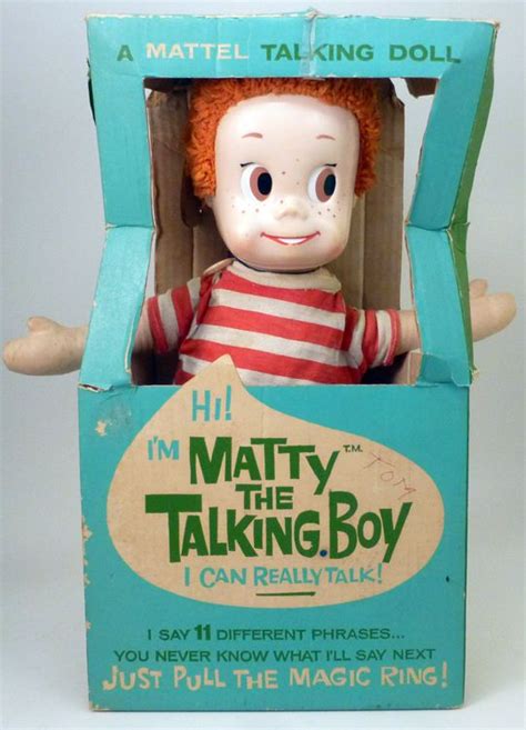 1961 Matty Mattel Talking Doll In Rare Box Mattel Dolls